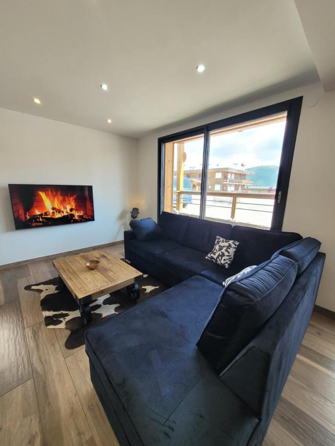 Appartement En Chalet 4 Etoiles Huez Buitenkant foto