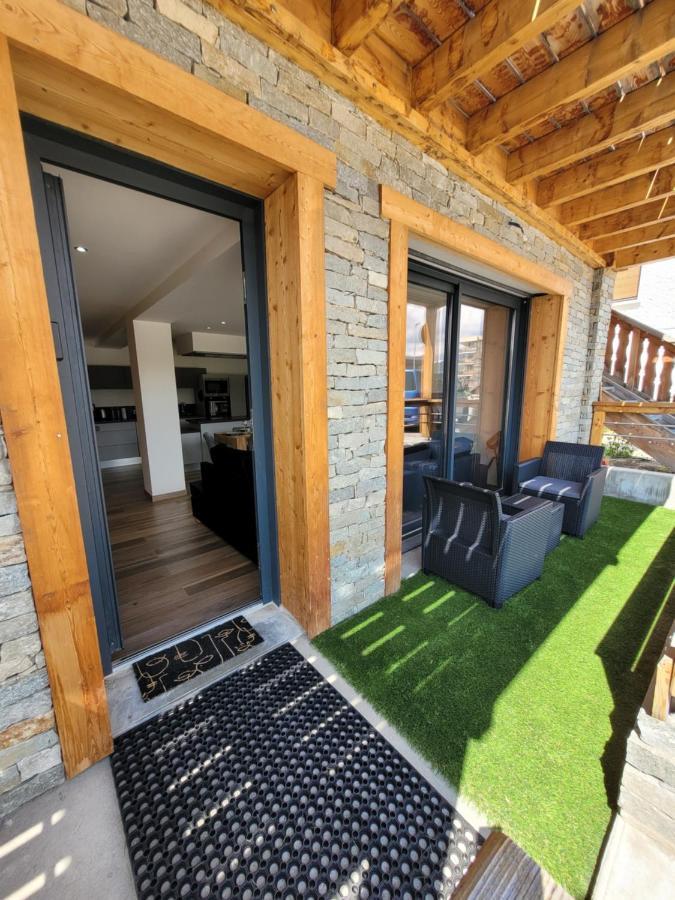 Appartement En Chalet 4 Etoiles Huez Buitenkant foto